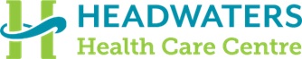 Headwaters logo green and blue