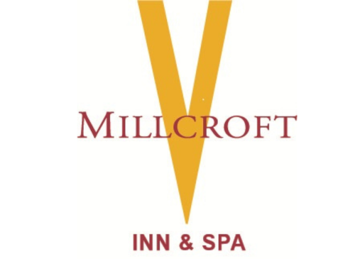 Logo with big yellow "V"