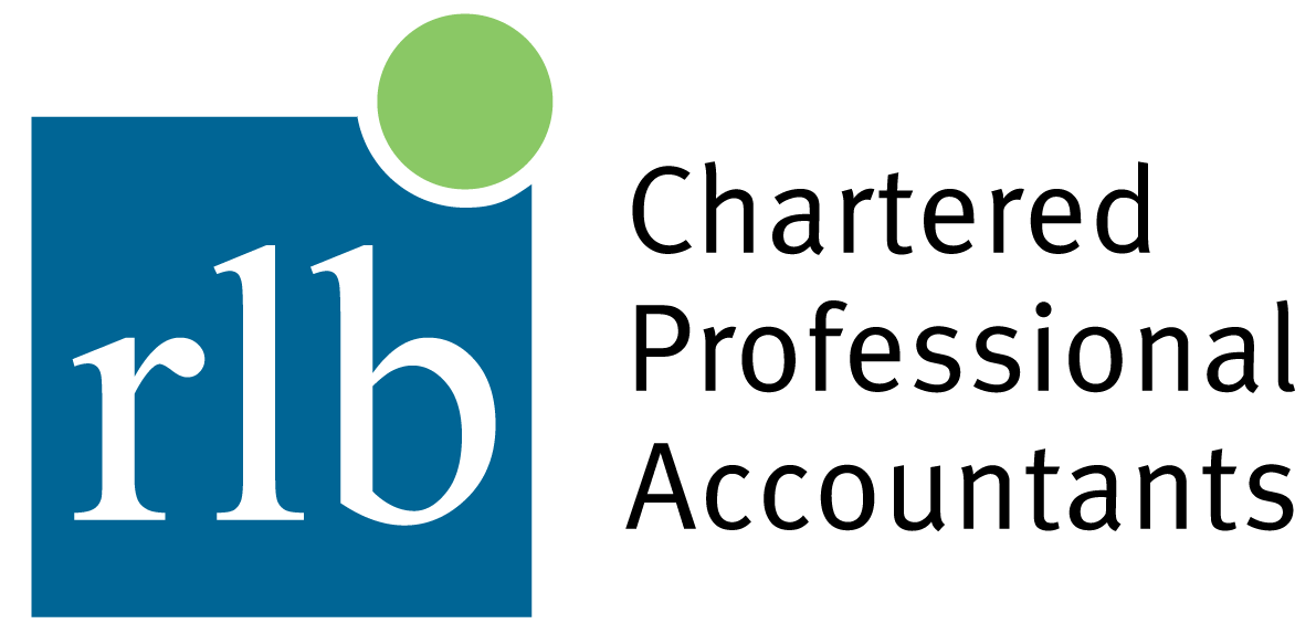 Company logo Blue and green letters