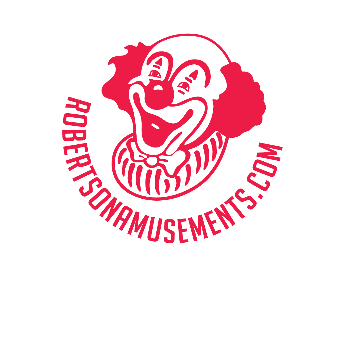 Red clown logo