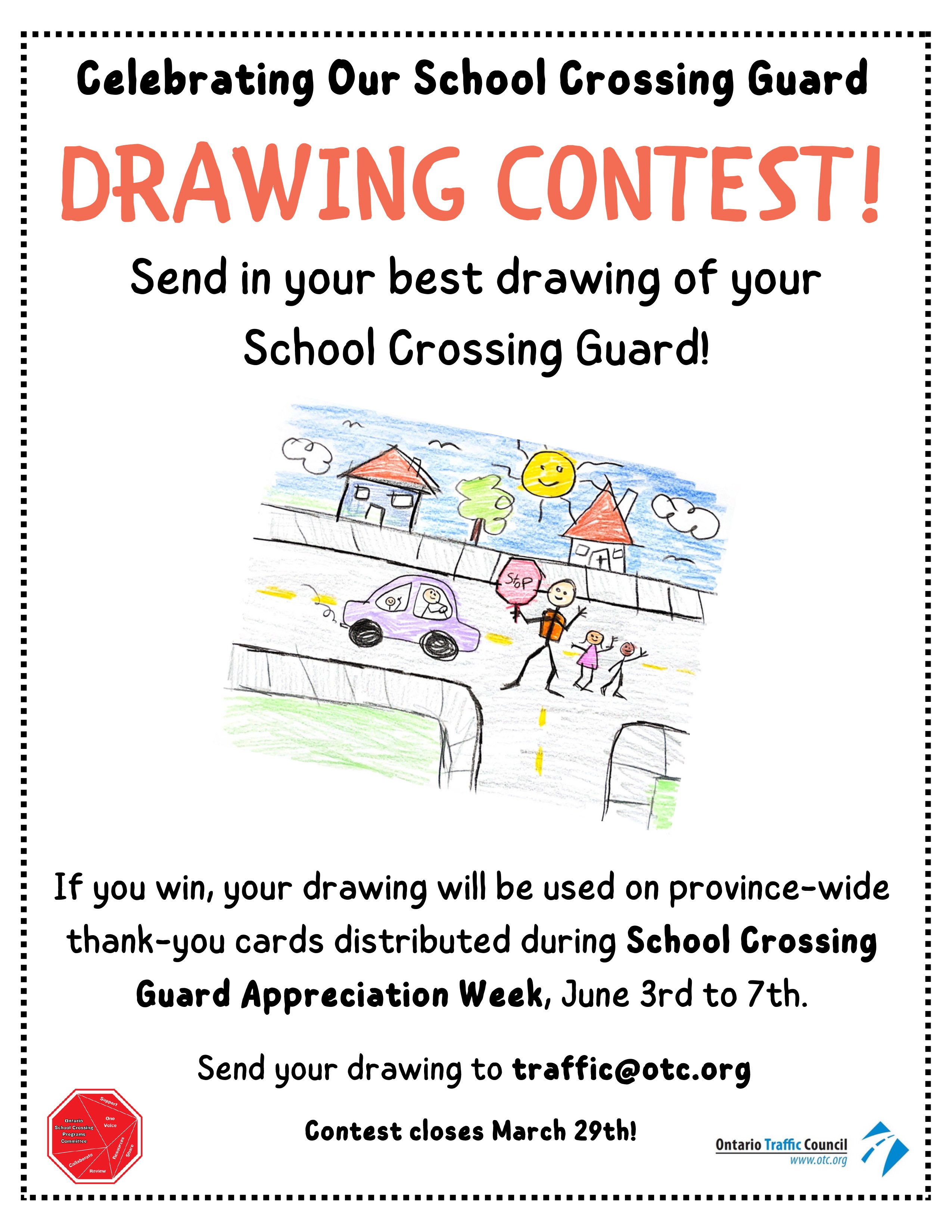 A poster advertising a drawing contest