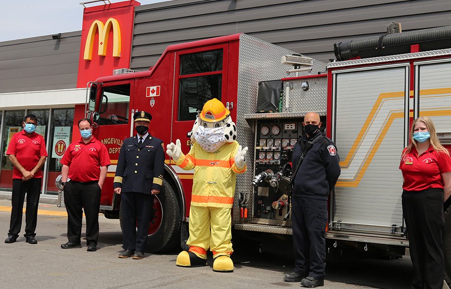 Fire Service and McDonalds safety program
