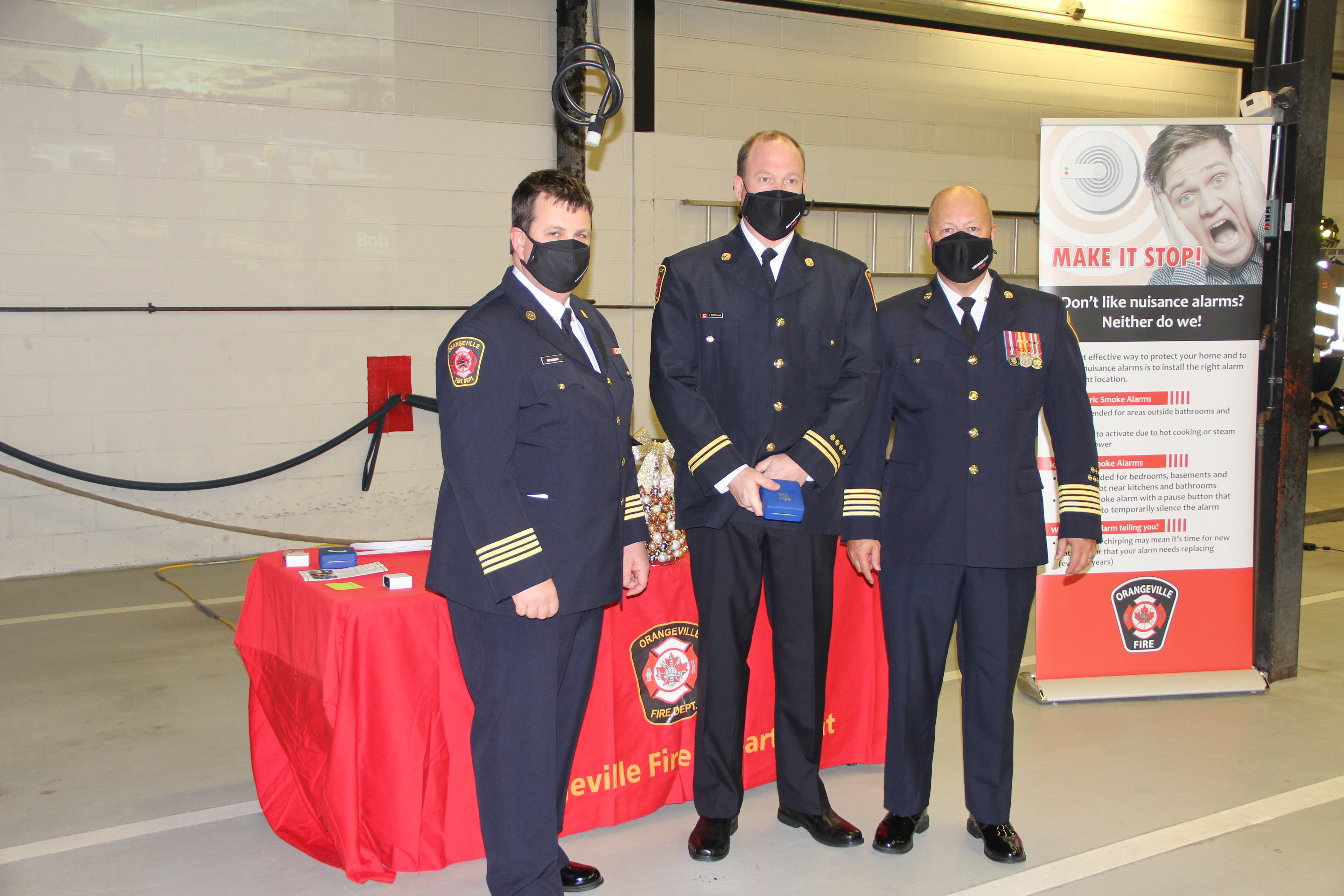 Photo of Captain Justin Foreman – Provincial Fire Services Long Service Medal for 25 years of service