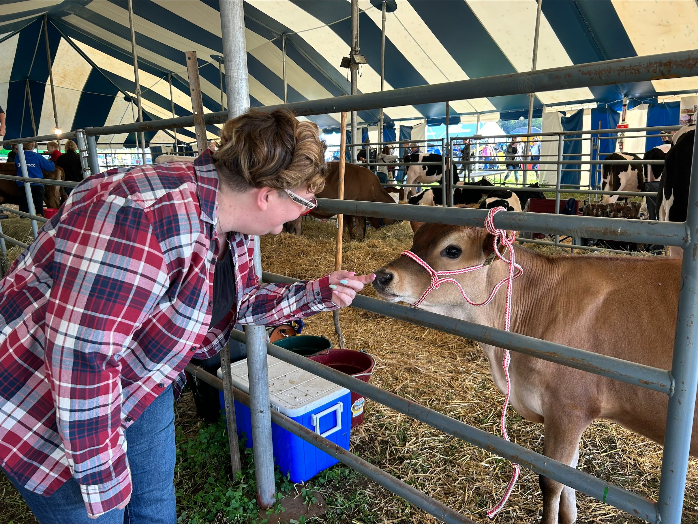 Mayor Lisa Post at the 2023 International Plowing Match