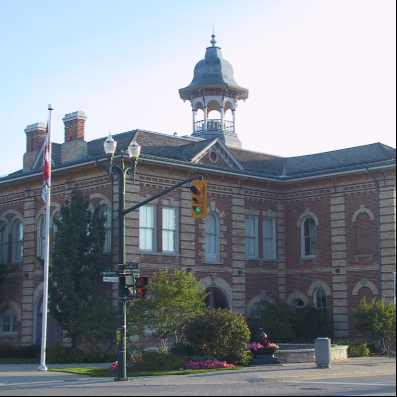 front of Town Hall