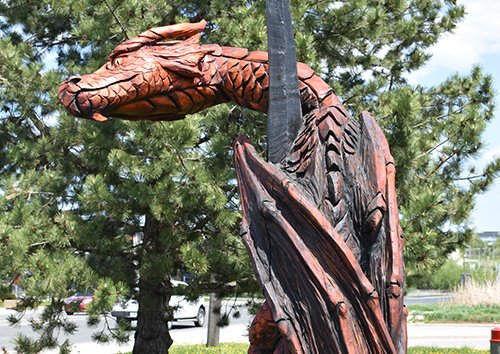 dragon tree sculpture