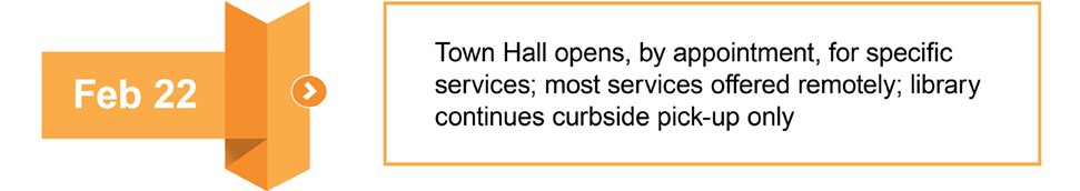 Town Hall opens, by appointment, for specific services