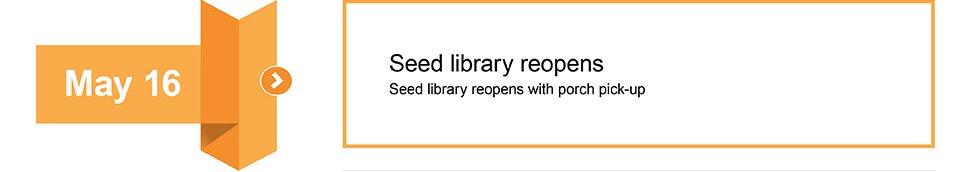 May 16 Seed Library opens